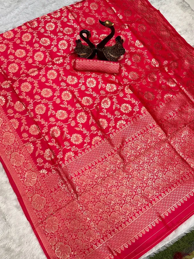 SF 747 Designer Lichi Silk Party Wear Sarees Wholesale Shop In Surat